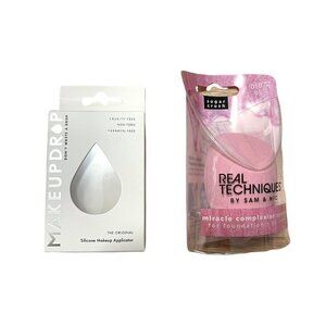 Makeup Drop & Real Techniques Miracle Complexion Sponge Makeup Applicators Duo